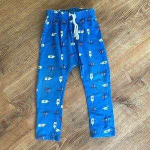 Sailboat / coastal design pants/ 18-24 months